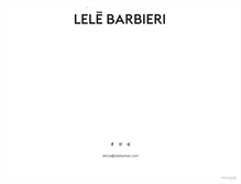 Tablet Screenshot of lelebarbieri.com
